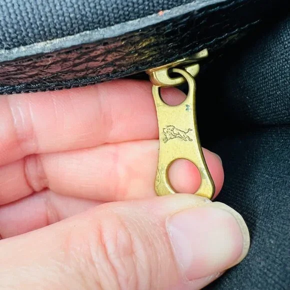 IL Bisonte Vintage Leather double sides Briefcase, Black - Picture 15 of 16